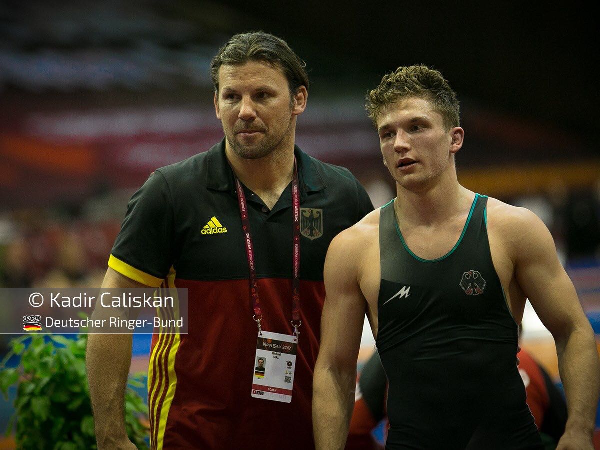 EM Novi Sad Chris Kraemer und BT Michael Carl - Foto DRB c0529